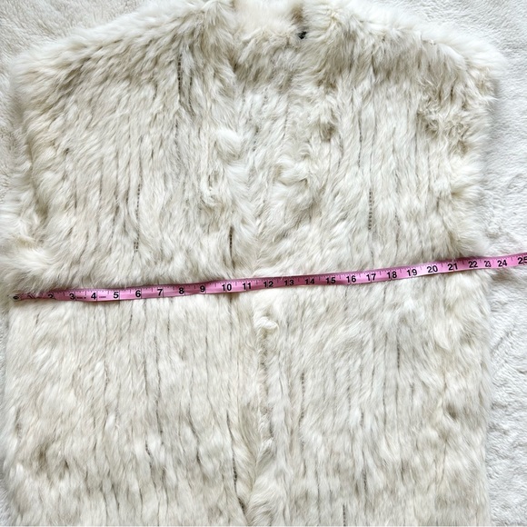 NEW!!! Josie Natori women rabbit fur One Size Retail 850$! - Picture 7 of 9